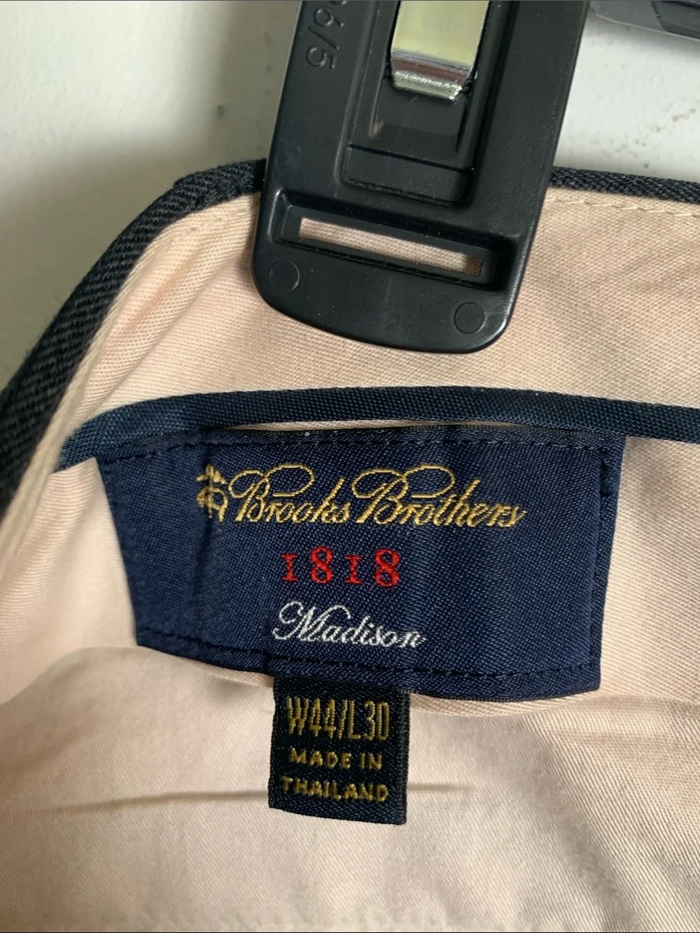 Brooks Brothers Men's Dark Charcoal Dress Pants